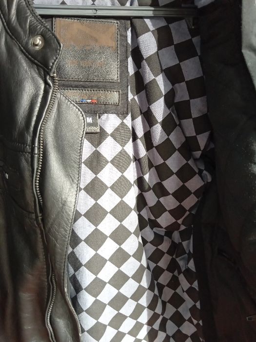 Casaco moto de pele Ixon Black collection edition, novo