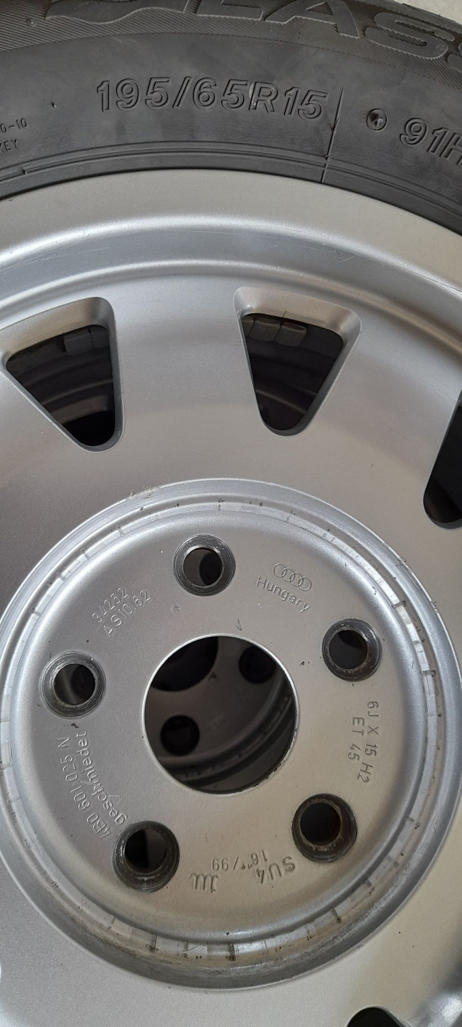 Koła felgi 15 audi a4 a6 vw passat zamienię felgi vw t6 t5