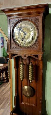 Piękny neorenesansowy zegar stojący LFS  XIX w.