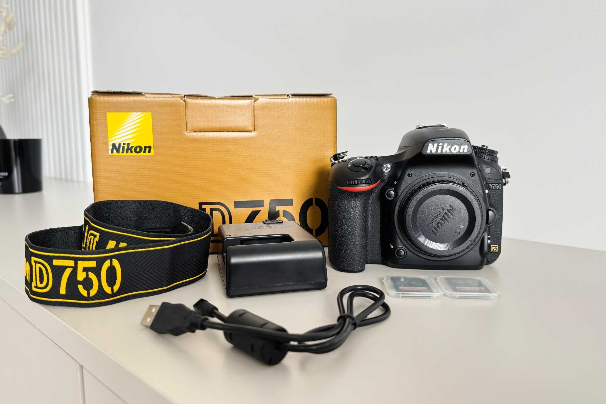 Nikon D750 Body! Tylko 3131 przebiegu