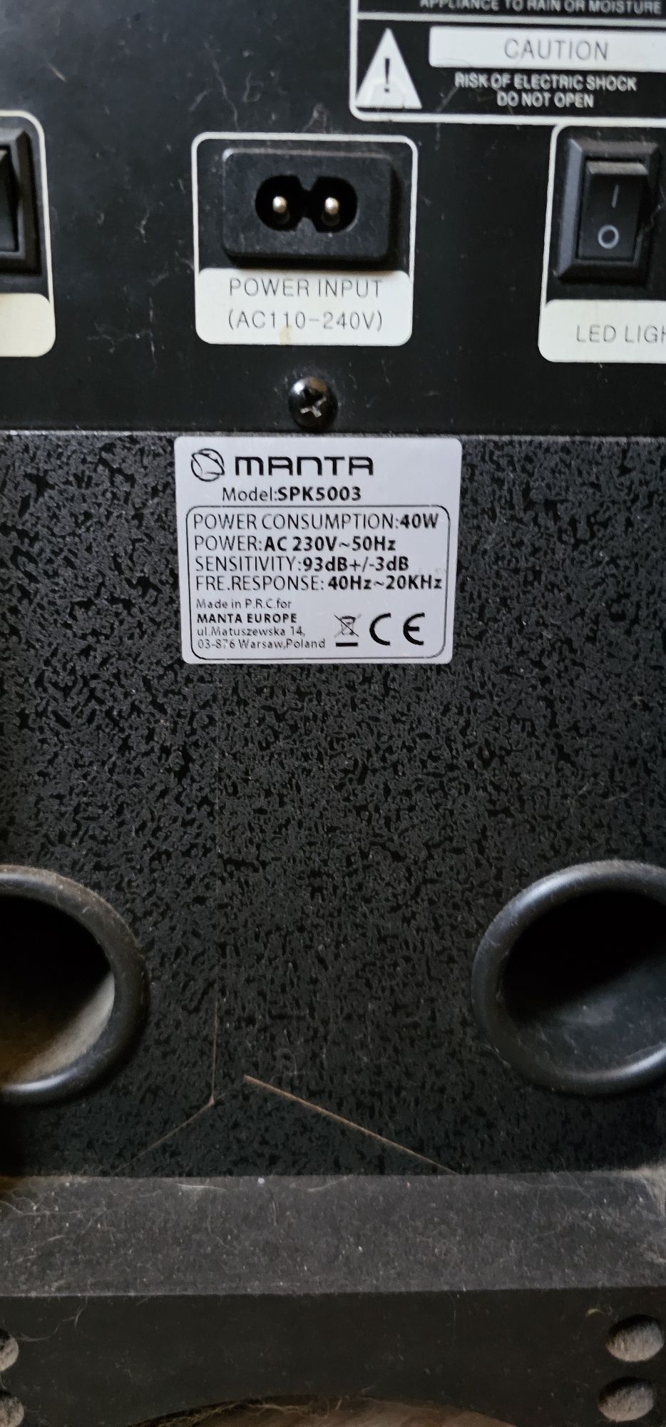 Przenośny głośnik Manta