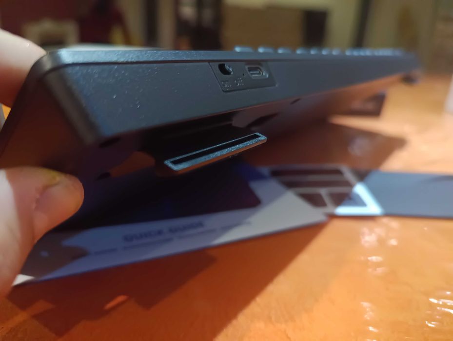 Teclado wireless Klim Chroma novo - Alemão