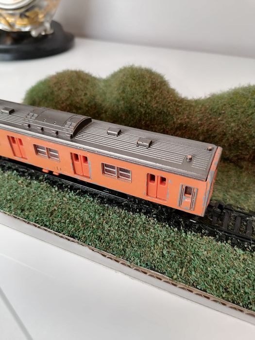 Diorama h0 wagon motorowy