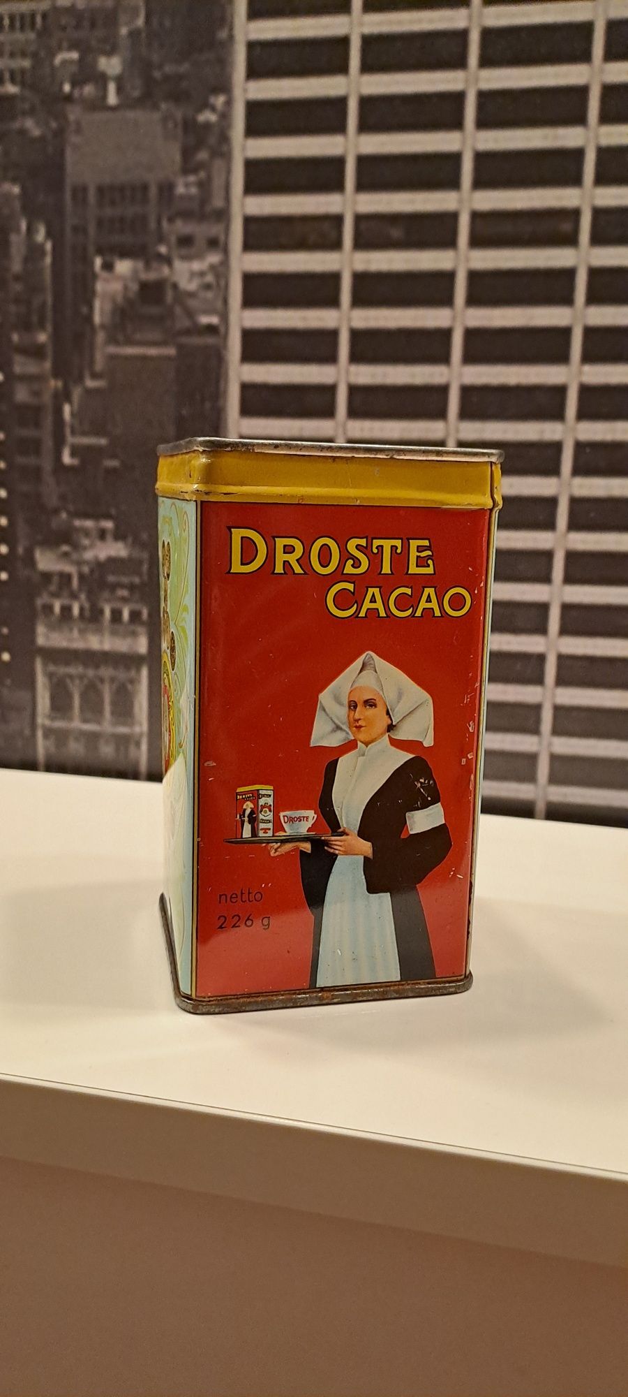 Zabytkowa puszka Droste Cacao