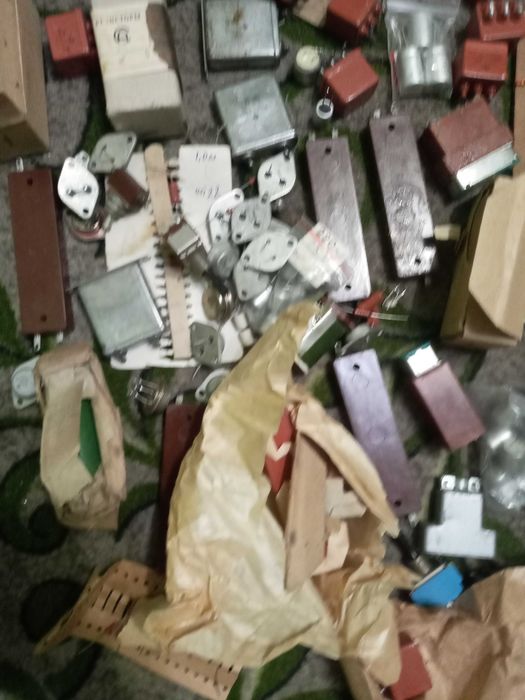 Советские радиодетали конденсаторы резисторы СССР