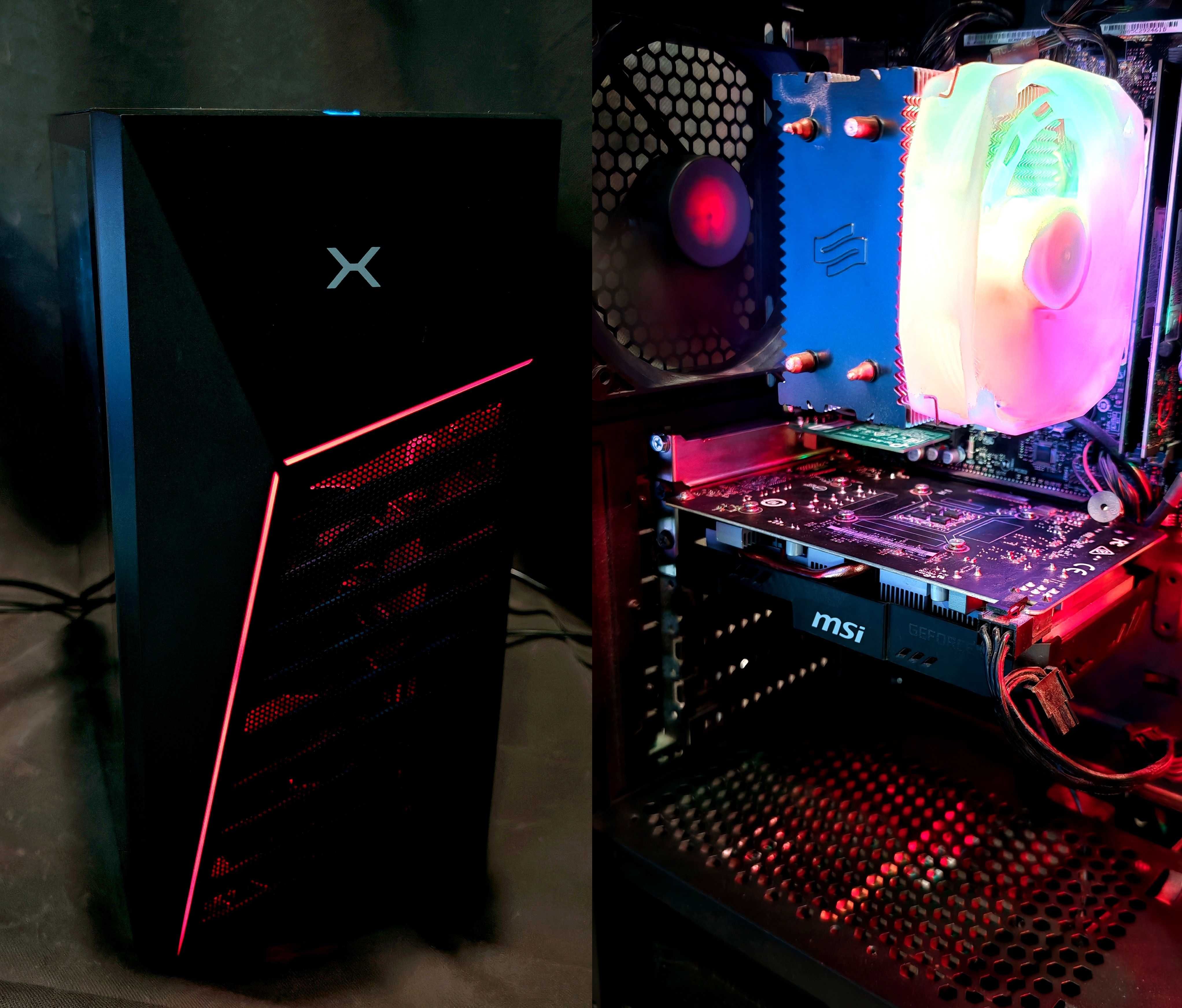Komputer do gier Gamingowy GTX 1650 i5 4.40 GHz 16GB 500GB + 1TB Rach