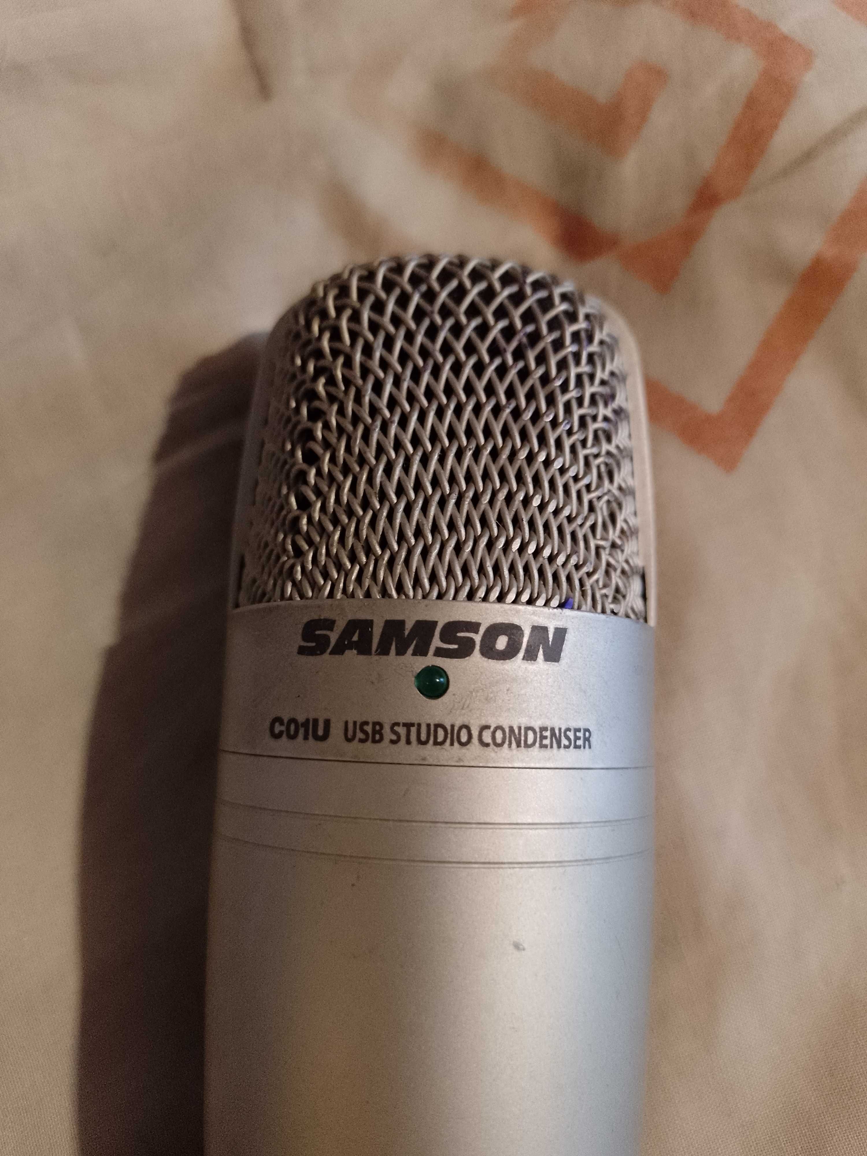 Конденсаторний USB мiкрофон Samson C01U Studio Condenser