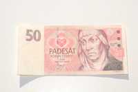 Stary banknot 50 koron Czeskich Czechy 1993 unikat