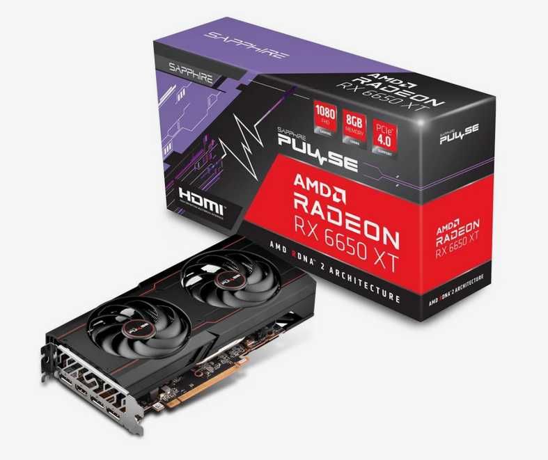 AMD Radeon 6650 XT Pulse Gaming OC 8GB GDDR6