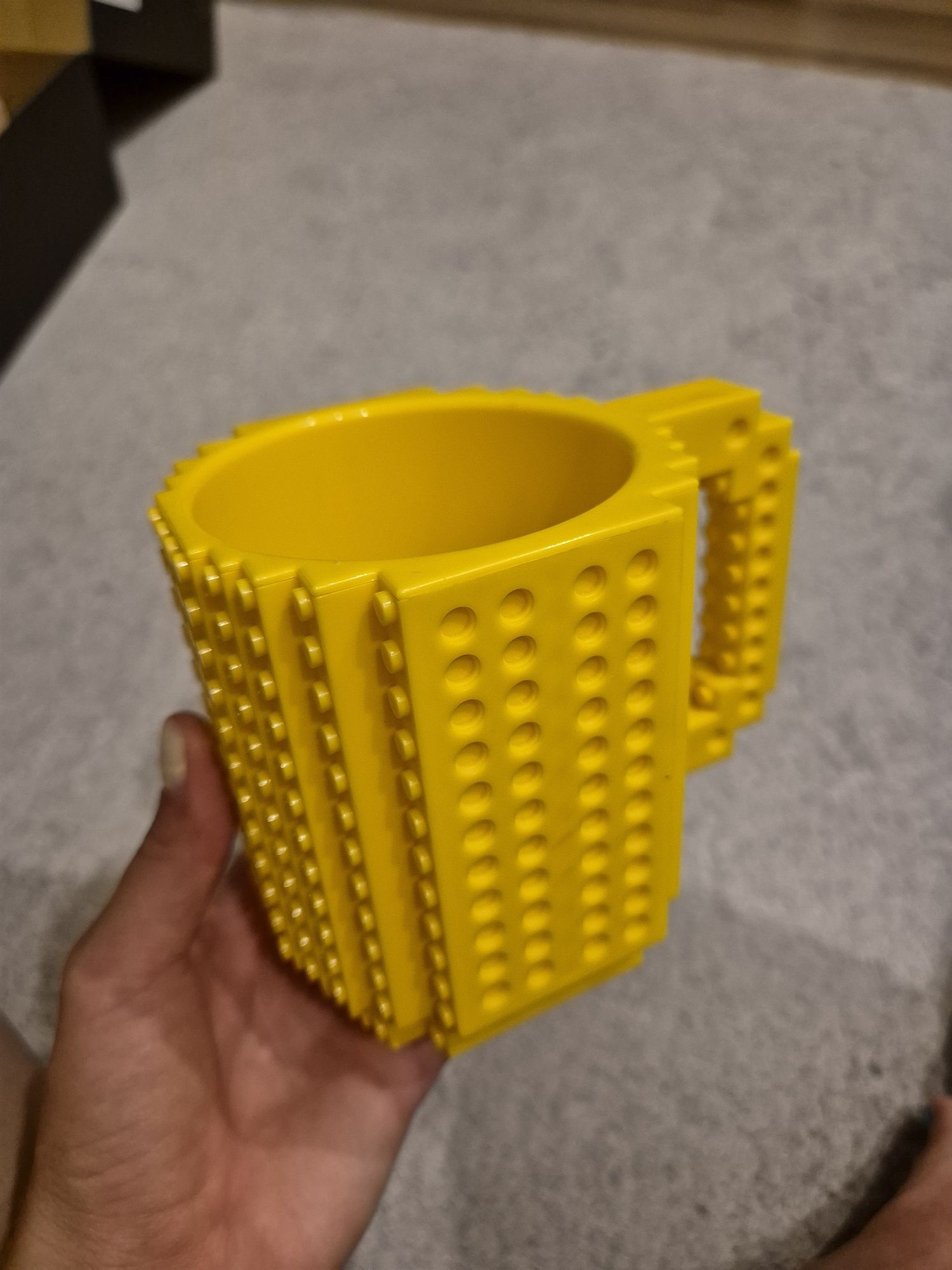 Zółty kubek klocki Lego