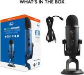 Mikrofon Blue Yeti, czarny,  NOWY ZAPLOMBOWANY