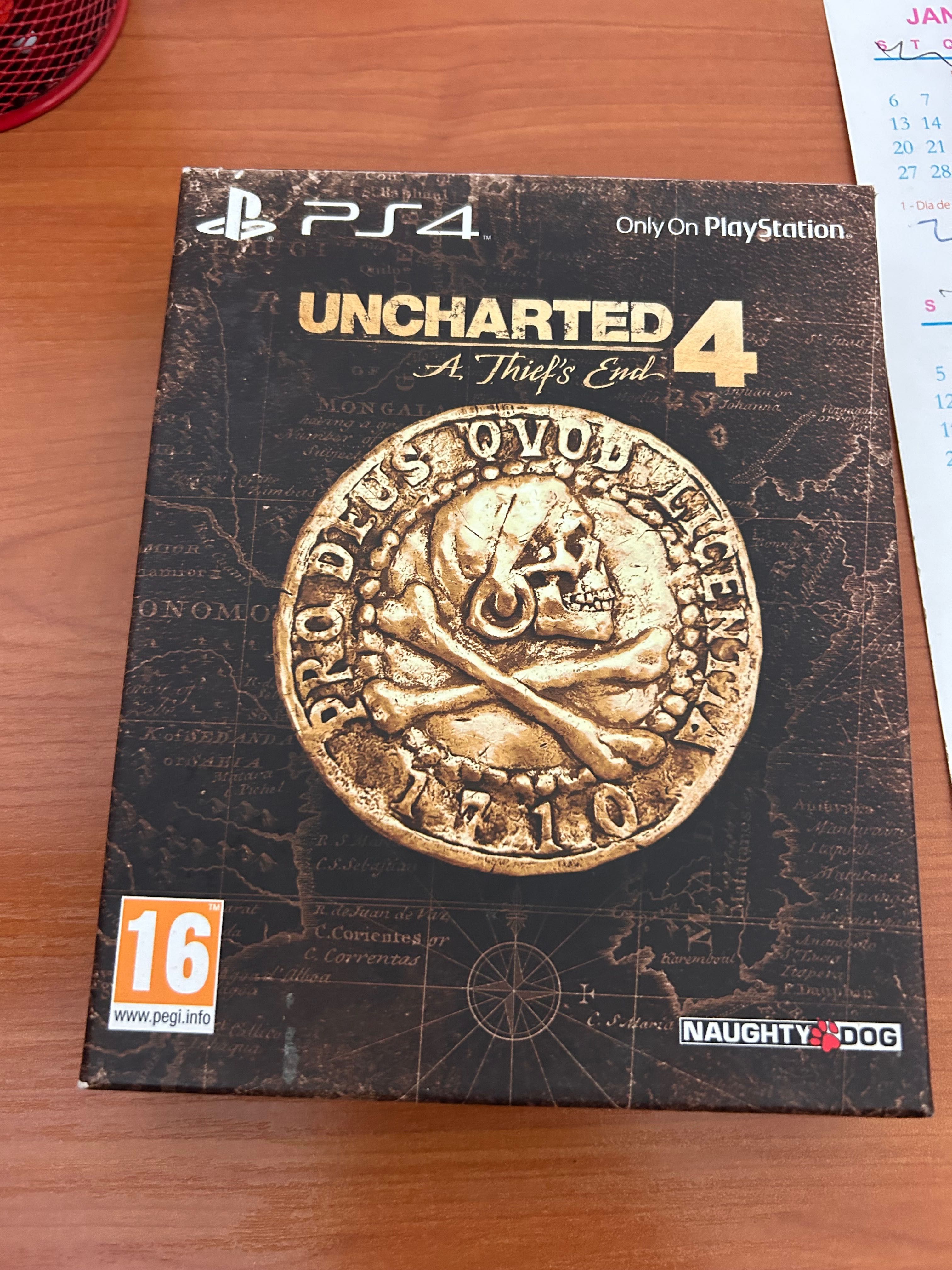 Uncharted 4 Edição colecionador PS4/PS5