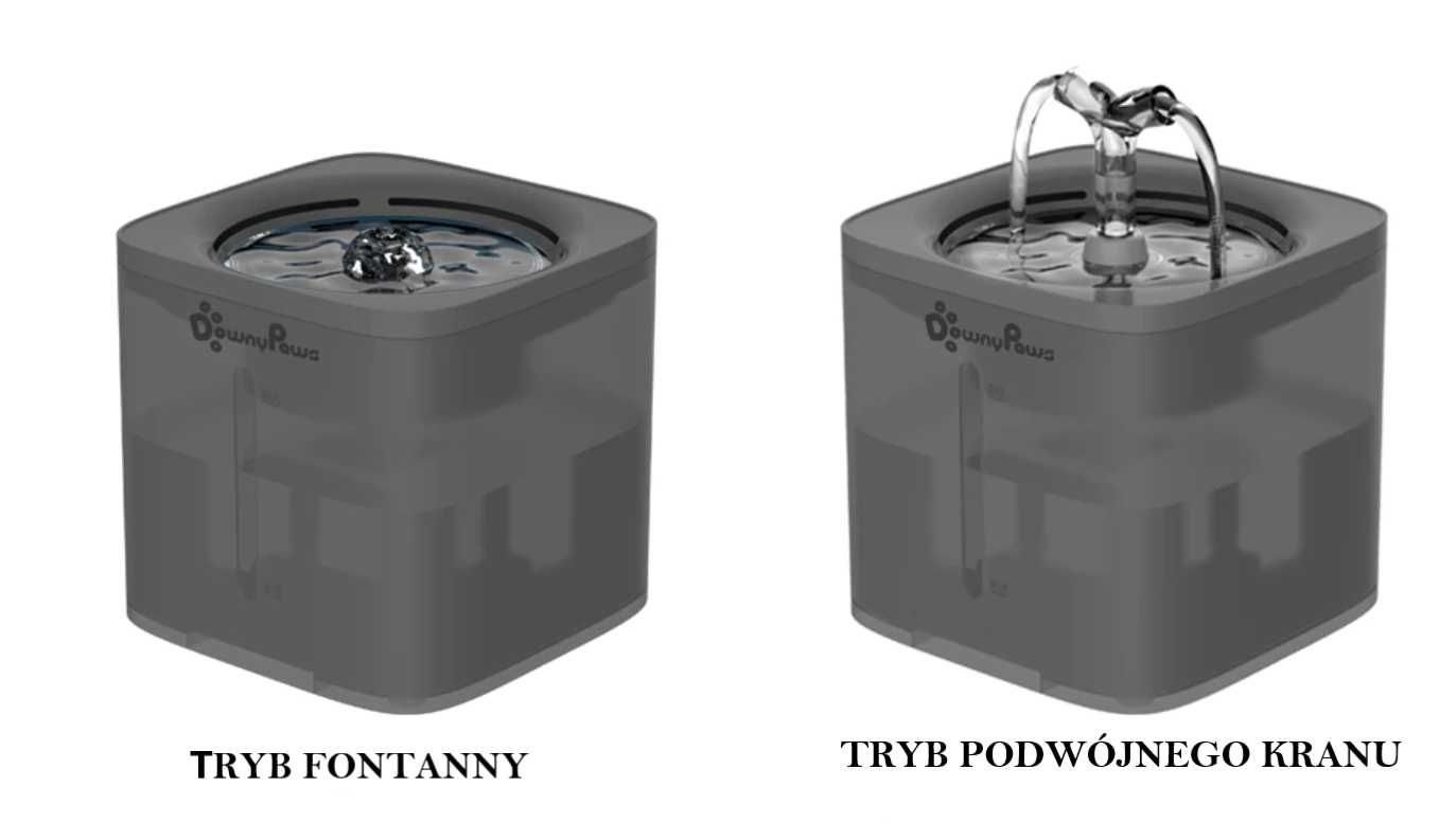 Poidełko fontanna automatyczna dla kota 2L z czujnikiem ruchu