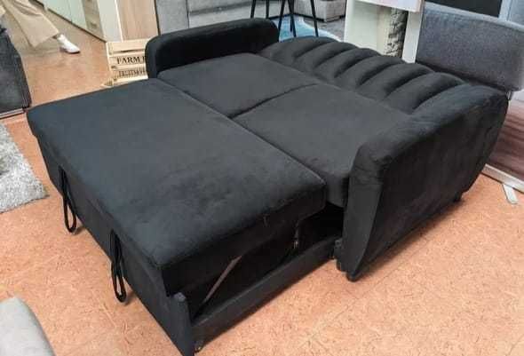 SOFÁ CAMA PRETO NOVO! GARANTÍA + ENVIO GRATIS