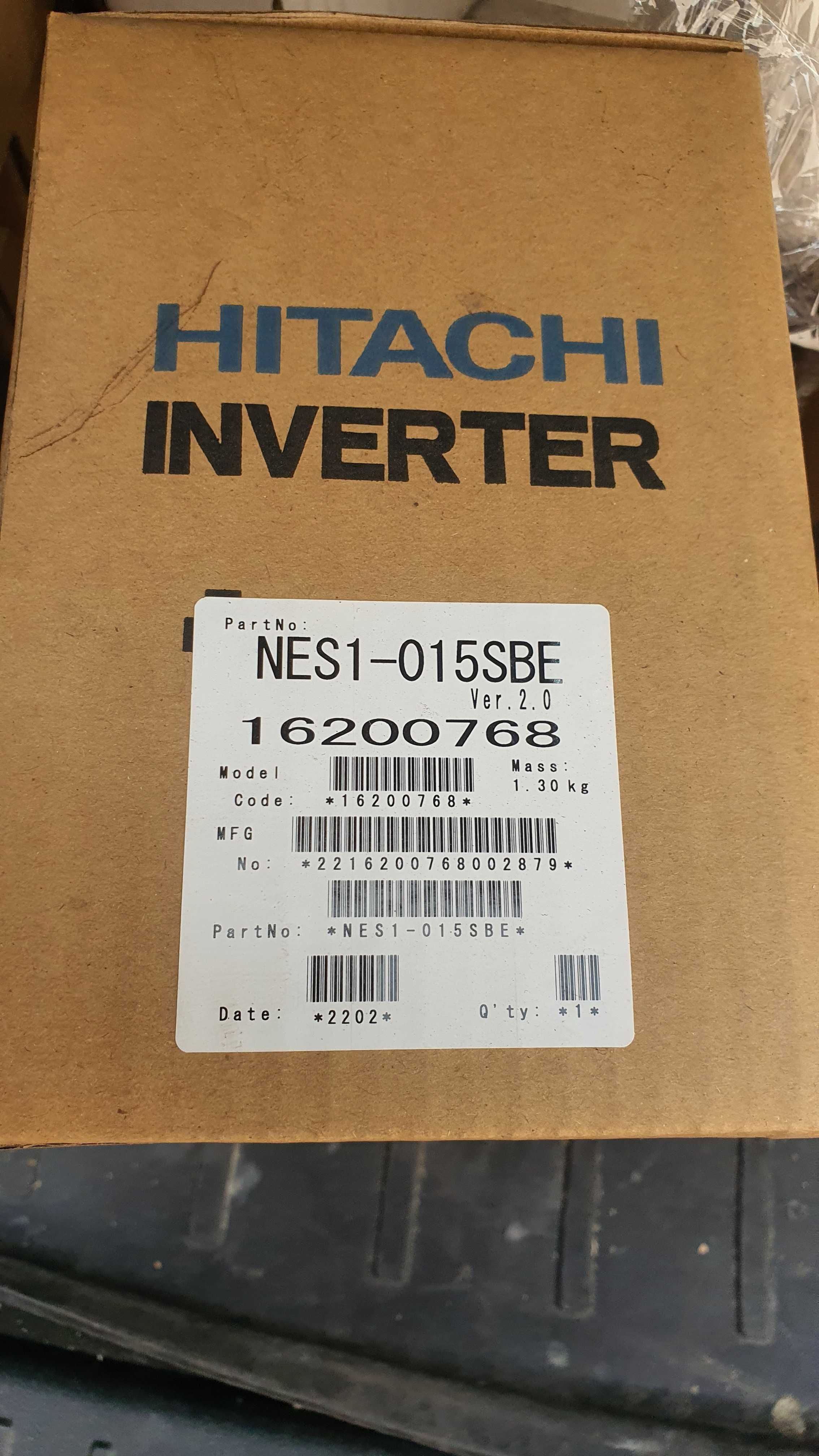 Falownik HITACHI NES1-015SBE  Nowy w pudełku.
