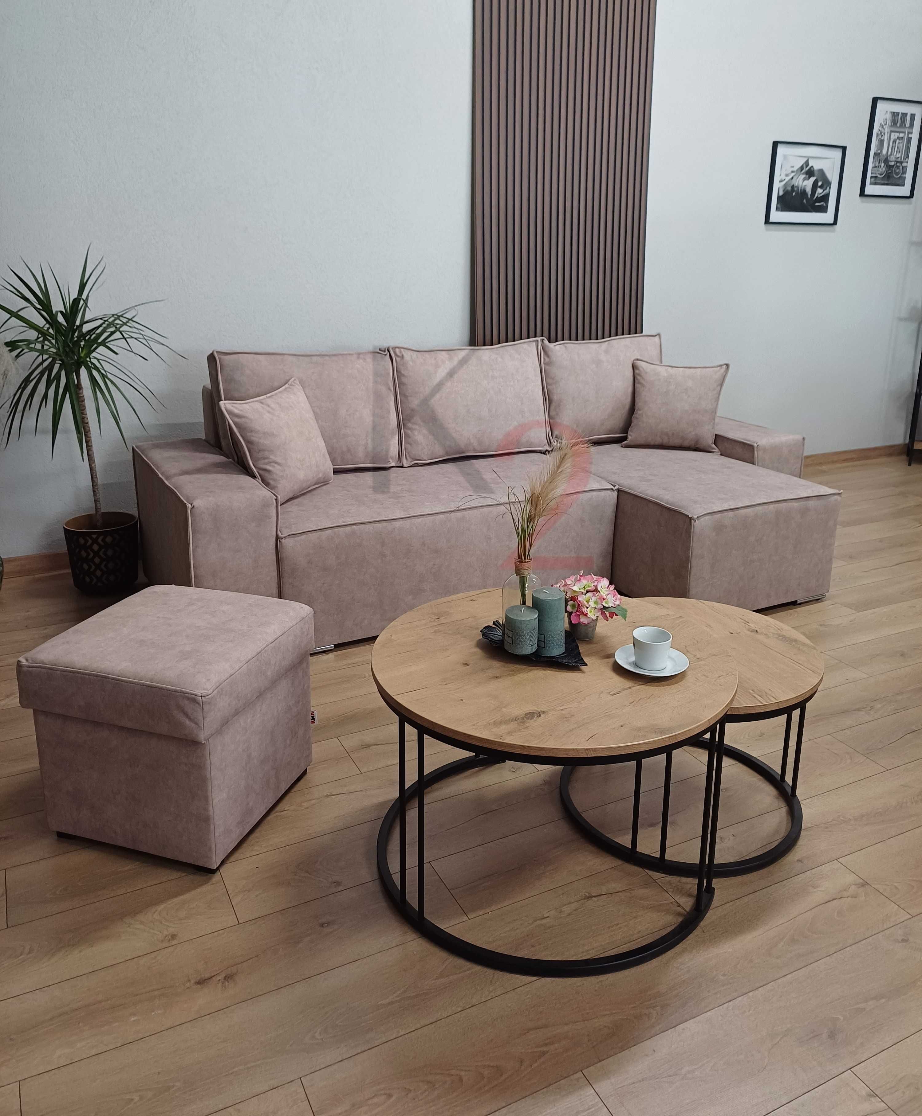 Narożnik Fabio Sofa  Kanapa Łóżko z Funkcją  spania Pojemnik +Gratis