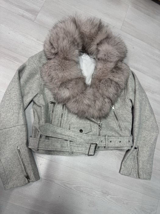 Куртка еврозима с меховым воротником