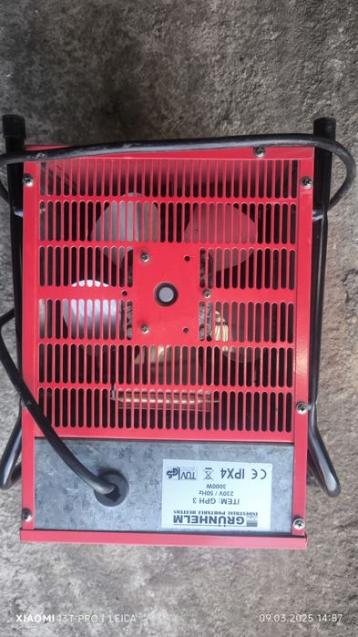 Теплова пушка grunhelm gph3