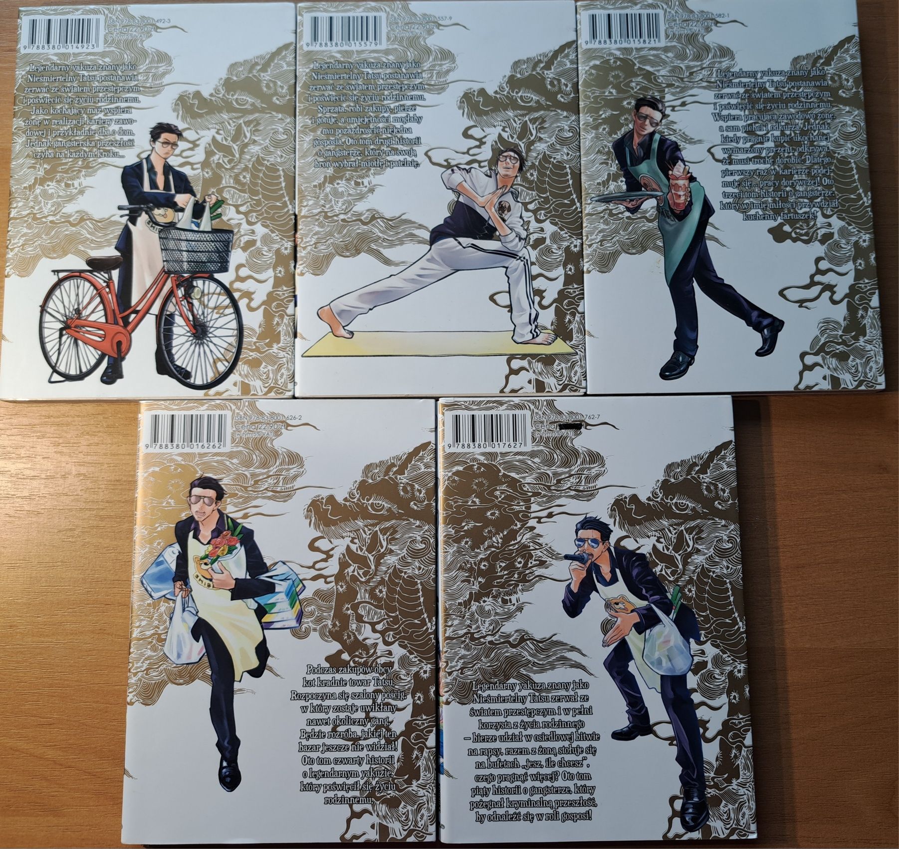 Manga Yakuza w fartuszku 1-5 tomów