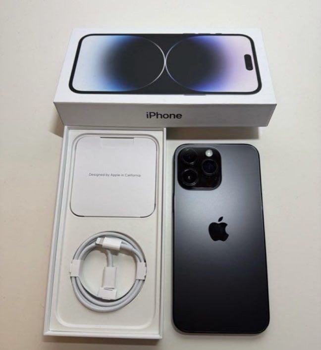 Як новий! Apple iPhone 14 Pro Max 128GB Space Black A2651 MQ8N3LL/A