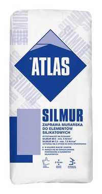 Atlas Silmur/25KG Zaprawa Murarska Cienkowarstwowa Biała M5