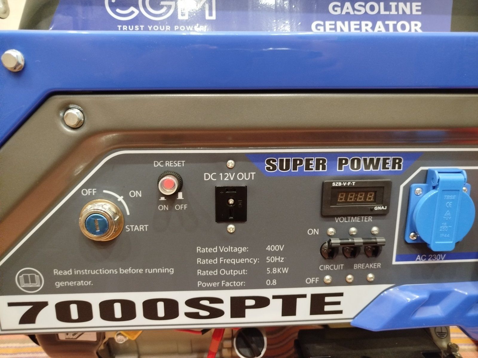 Генератор бензиновый CGM 7000 SPTE макс. 5,6 кВт