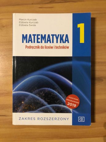 podręcznik matematyka 1  zakres rozszerzony