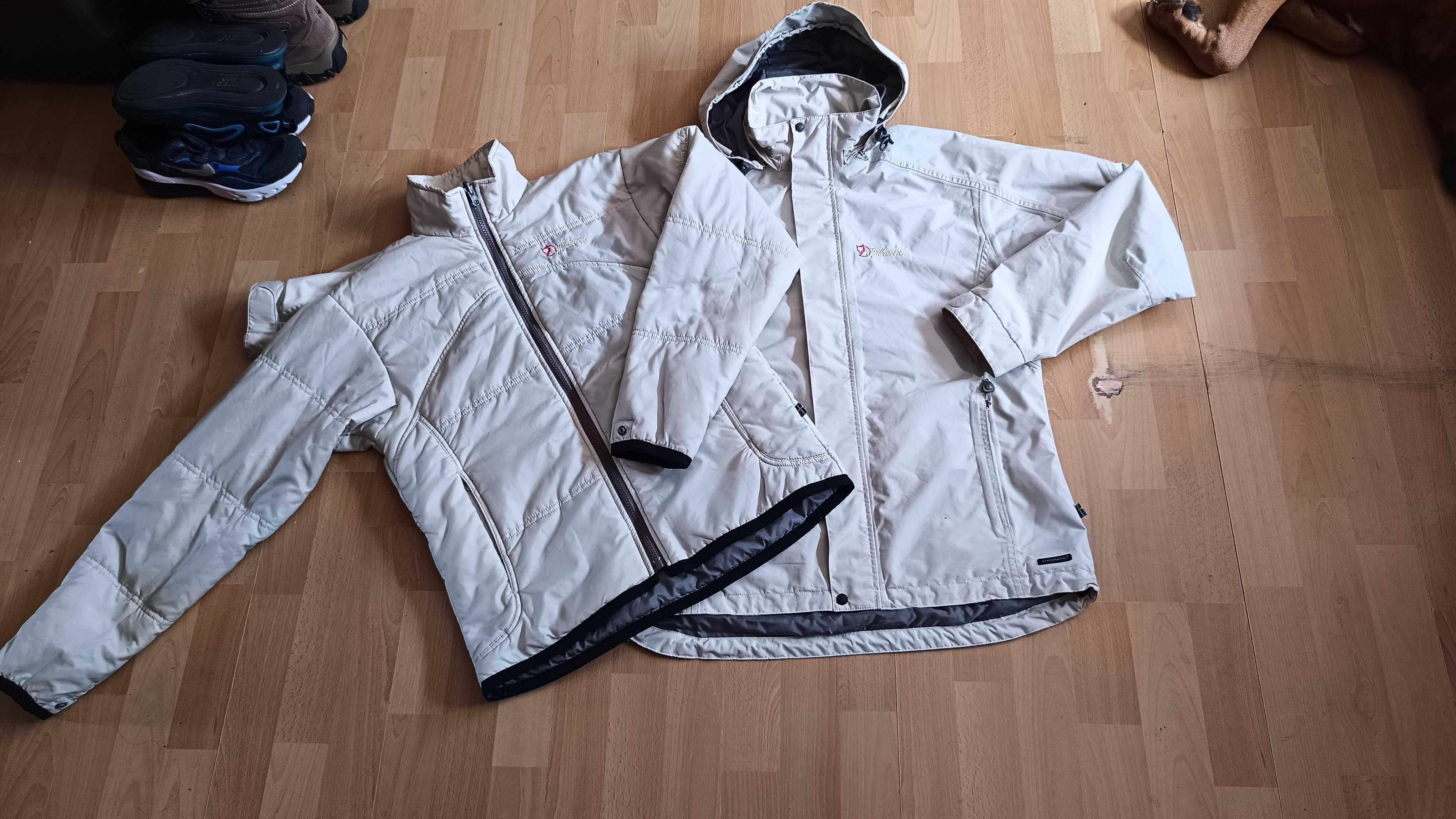 Turystyczna kurtka funkcyjna 3w1 FJALLRAVEN HYDRATIC r.M stan b.dobry