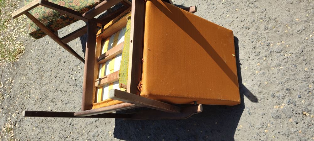 Meble PRL fotel Śnieżka