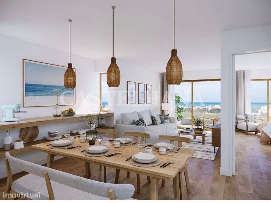 Apartamento T2 com terraço privativo em Porto Covo