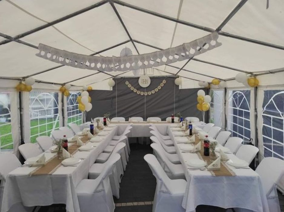 Wynajem namiotu imprezowego  premium na przyjęcia rodzinne