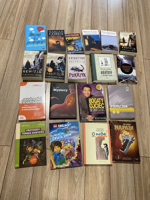 Zestaw książek , stan dobry/bardzo dobry