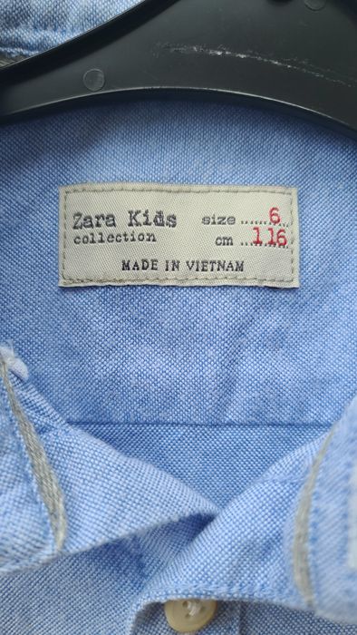 Сорочка Рубашка zara 116 см на хлопчика