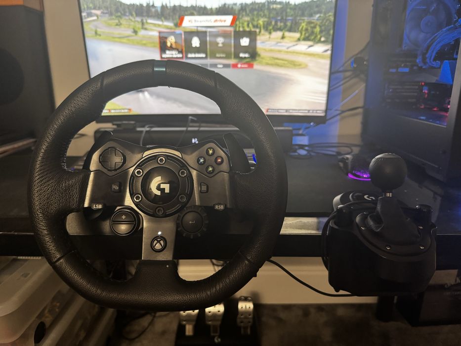 Logitech G923 + Shifter ! Dodatkowa funkcja Trueforce