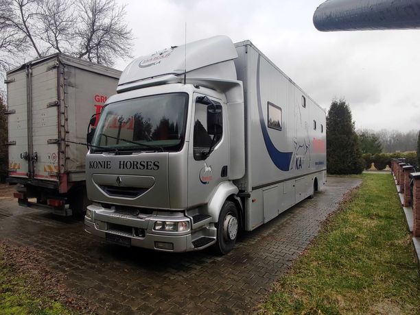 KONIOWÓZ Renault Midlum + SOCJAL *4 Konie *DMC 12000KG*FV 23%* 2004R*