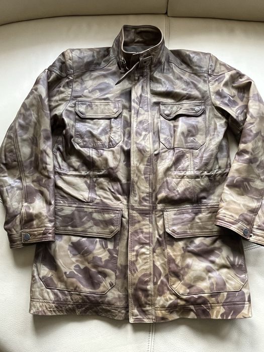 Kurtka skorzana meska Bench MORO