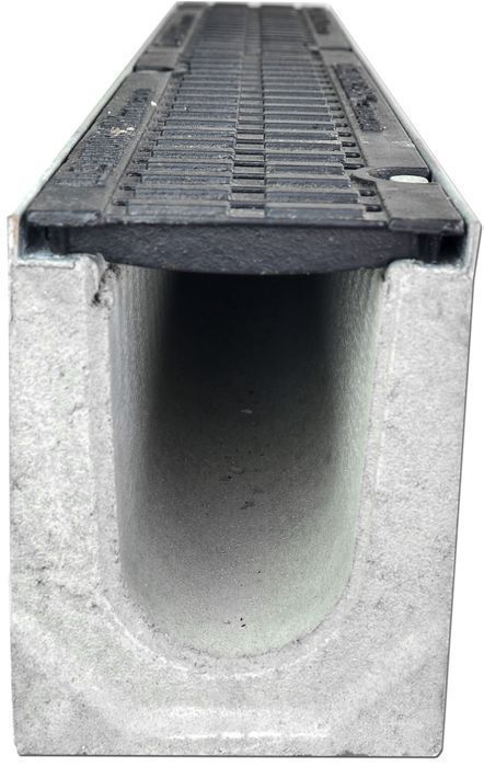 Kanał Korytko Betonowe Odwodnienie Ruszt Żeliwny D400 21x16cm 1m 40ton