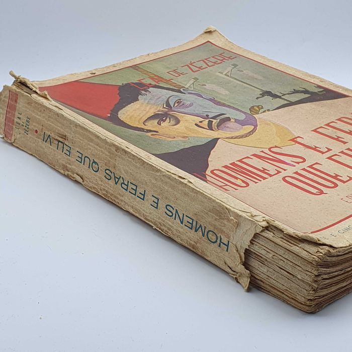 Livro Ref-PAR4- Leal de Zézere - Homens e Feras Que Eu Vi