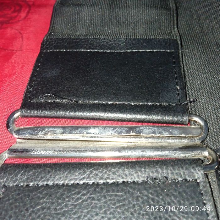 Gruby Pasek Pas Biodrowy Klamra Dolce & Gabbana Skóra 100 % Oryginalny