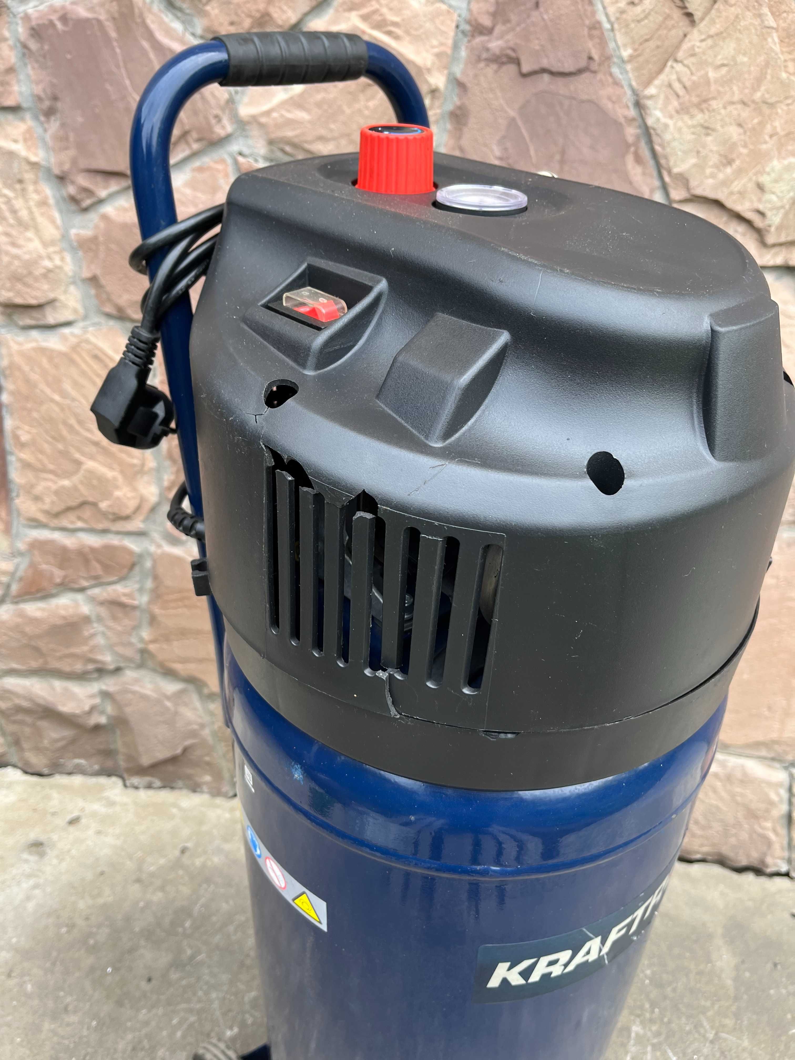 Безмасляний компресор Kraftronic KT-KP 50 OF 50 л 10 бар бу