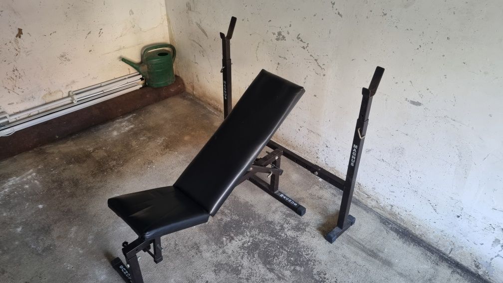 Siłownia Ławka Gryf Hantle 250kg obciążenia