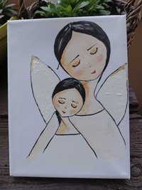 Obraz na płótnie Anioły komunia, chrzciny, narodziny dziecka