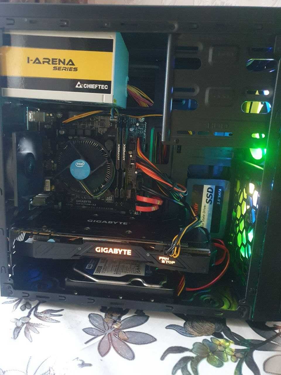 Ігровий пк GTX 1070 + i5 + WIFI5/BT + 16GB DDR4 +  SSD + HDD