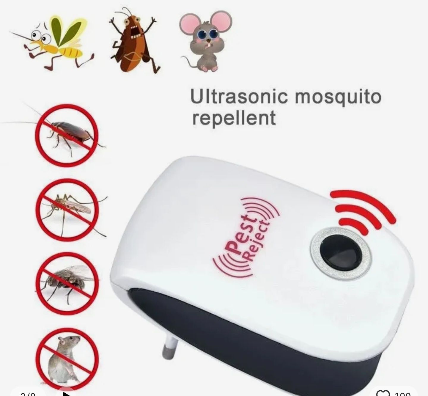 Repelente de mosquitos/ insectos eletronico