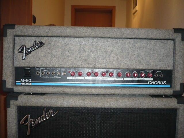 Wzmacniacz z kolumną kpl. Fender M80 Head Chorus