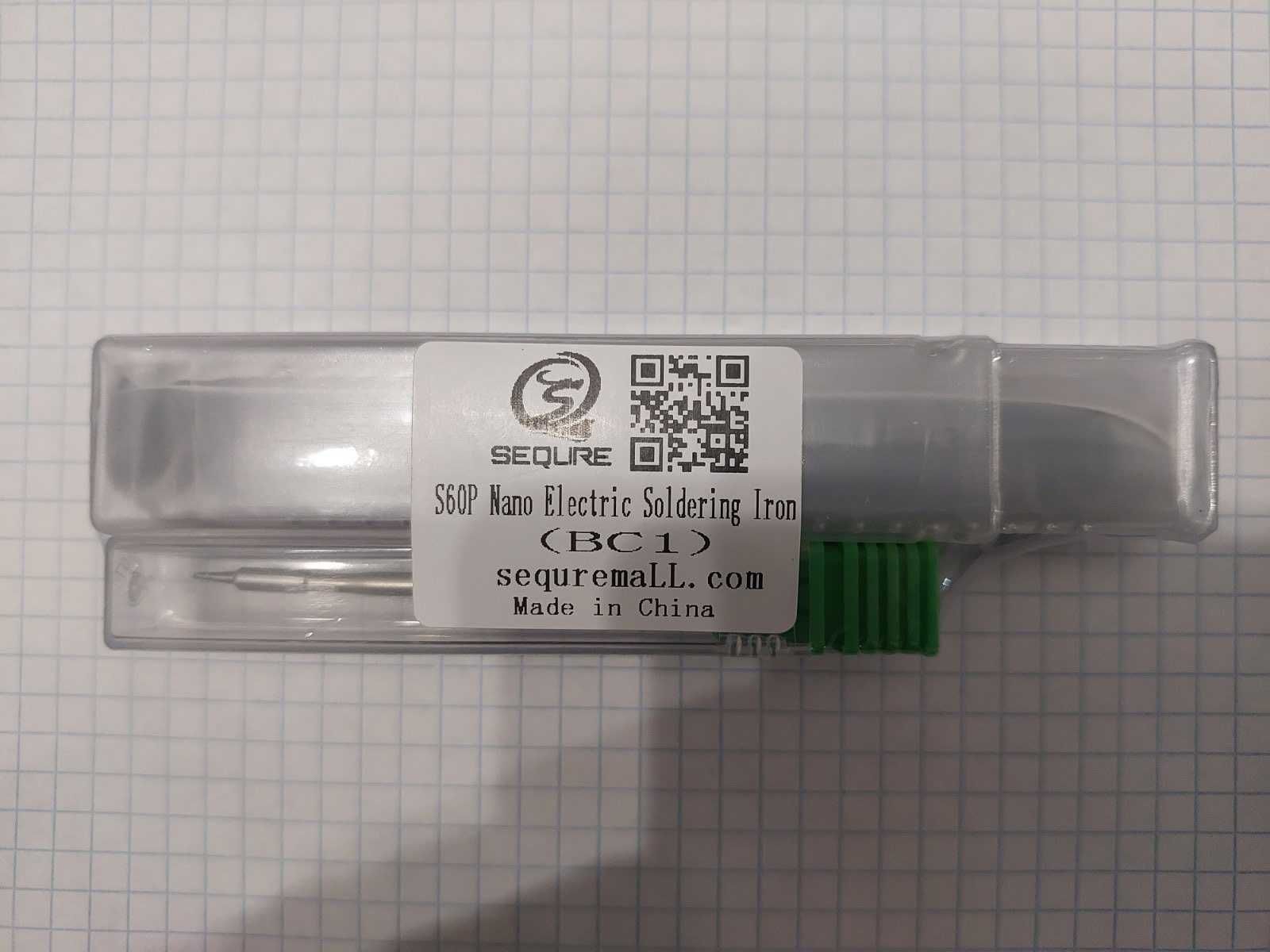 Нано-паяльник SEQURE S60P жало BC1, новый, оригинальный.