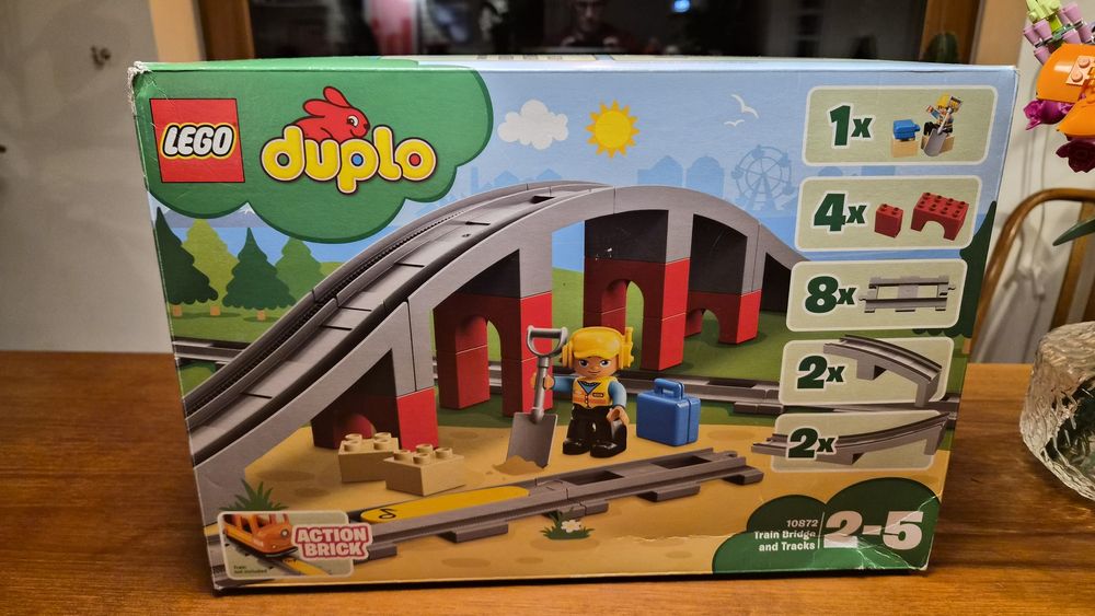 Lego duplo pociąg trzy zestawy z pudełkami 10874 + 10872 + 10882