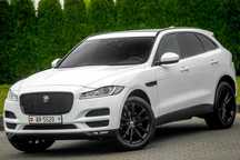 Jaguar F-Pace 2.0D 241Ps Ledy Automat 4x4 Xenon Skóra Navi Pamięć Panorama 1 wł.