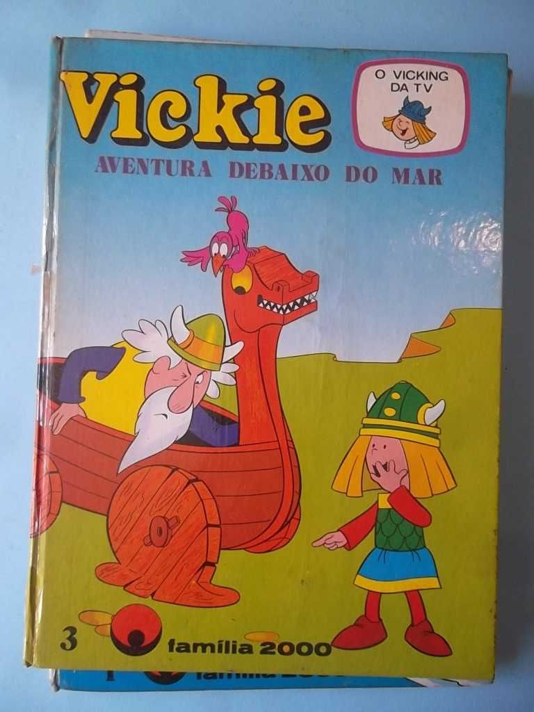 Vickie o Viking - em banda desenhada - 3 Livros