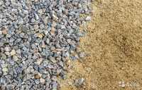 Песок , щебень, отсев,  шлак, цемент
